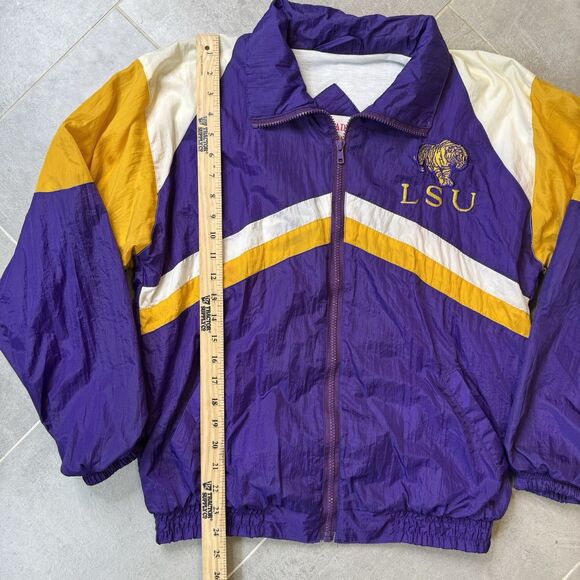 Vintage LSU Stadium Apparel Tracksuit Youth XL or Women’s M Purple Gold - Picture 5 of 13
